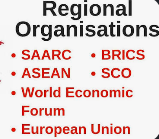 Reasons for Formations of Regional Organisations.