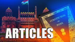 Articles of Indian Constitution