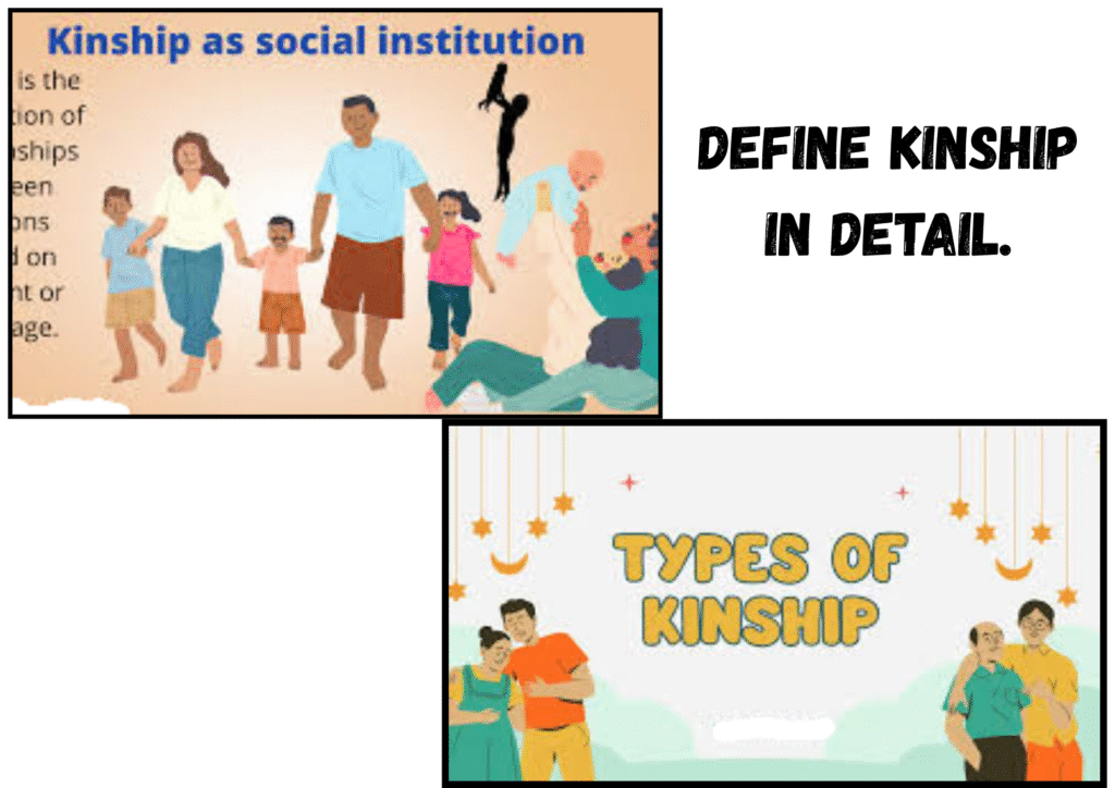 Define kinship in detail.
