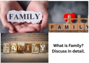What is  Family?  Explain its features and types in detail.