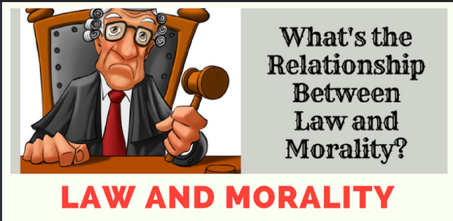 What is the relationship between law and morality?